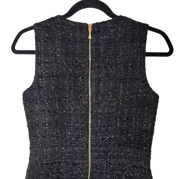 Kate Spade Sparkle Tweed Pearl Button Dress- Size 0 - Picture 4 of 16